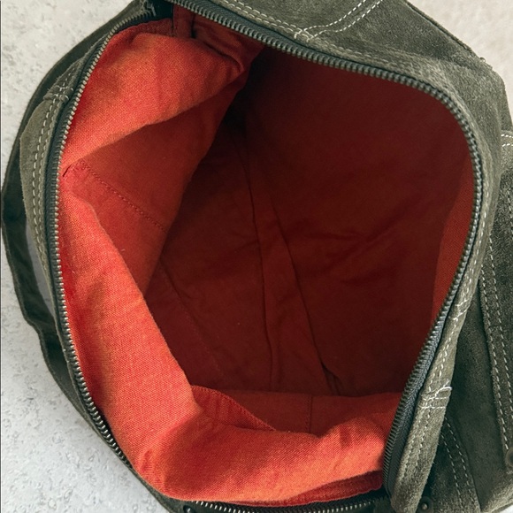 Women’s Olive Suede Bag - Picture 3 of 3
